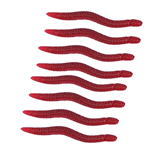 Zerone 4 cm Fischköder Kits Weiche Insekten Falsche Fischköder Wurm Lockt Meer Köder Bloodworm Lockt Künstliche Köder(200pcs) von Zerone