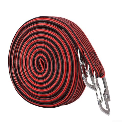 Elastisches Bungee-Seil mit stabilem Haken für alle Outdoor-Aktivitäten (schwarz, 4 Meter) von Zeroupshop