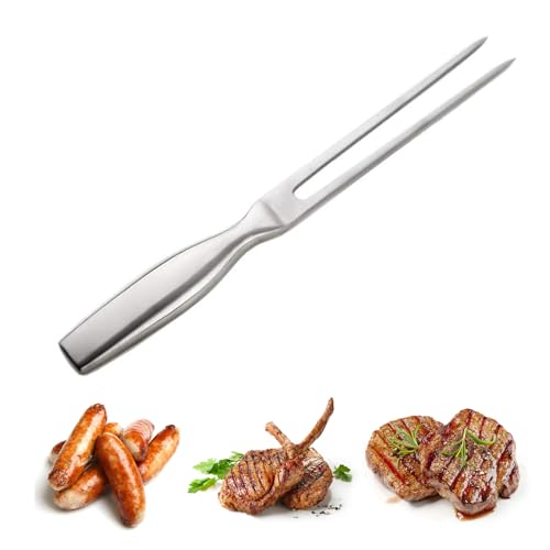 Fleischgabel, Klassischer Stil Grillgabel Edelstahl, Tragbar Fleischgabel Edelstahl Einfach zu Reinigen, Campingplätze Meer Küchen Zubehör Grillgabel für Grillfleisch Früchte Fleischgabel, Klassischer Stil Grillgabel Edelstahl, Tragbar Fleischgabel Edelstahl Einfach zu Reinigen, Campingplätze Meer Küchen Zubehör Grillgabel für Grillfleisch Früchte von ZesNxj