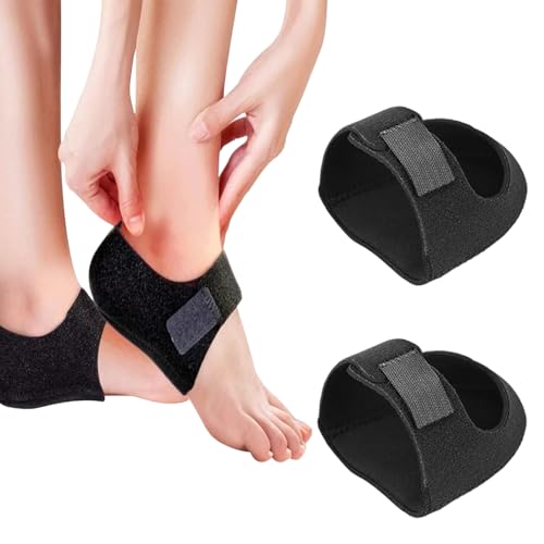 ZesNxj 2 Stück Fersensporn Bandage, Fersensporn Einlagen, Fersensporn Fersenschutz Für Schuhe, Plantarfasziitis Für Damen Herren, Sporn, Schmerzlinderung Geeignet Für Fersenanalgesie von ZesNxj