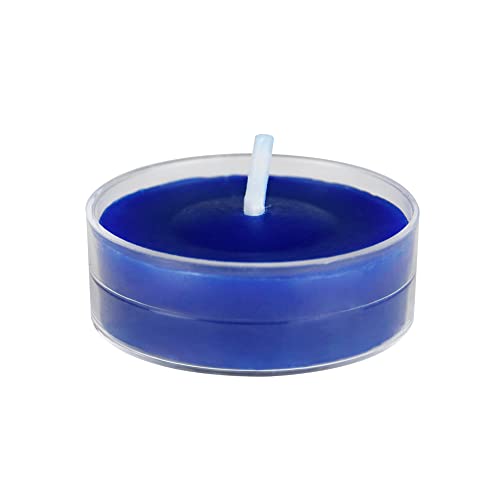 Zest Candle 50 Stück Teelichtkerzen blau von Zest Candle