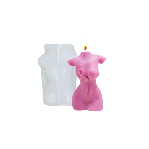 3D-Körperform – Silikon-Kerzenformen, weibliche Körperform | Backform für menschliche Figuren, 3D-Skulptur-Design für Seifen, Schokolade, Pudding, Kerzen, essbare Kunstprojekte von Zestivra