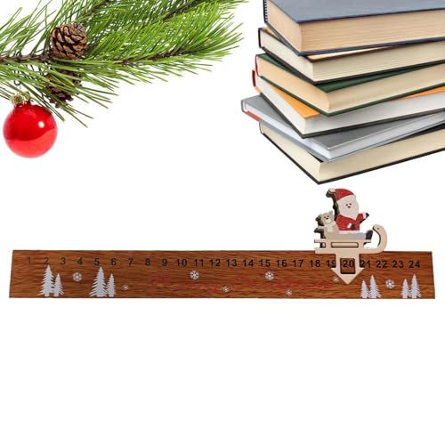 Advents -Countdown -Kalender - 24 -Tage -Weihnachtsfeiertag, Dekorative Ausstellung Mit Klassischen Festlichen Elementen | Saisonale Heimdekoration Für Familien Kinder Geschenk Wandbaumtischtischfeier von Zestivra