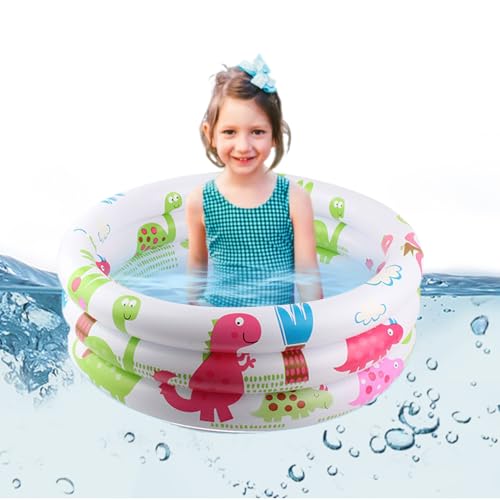 Aufblasbare Poolwanne - Schwimmbäder der Familie, Hinterhof Wasserspaß | PVC Play Pool Kinder Erwachsene, schnell aufgeblasenes Splashbad, Außenpool -Pool -Verwendung für Sommergartenrasen von Zestivra