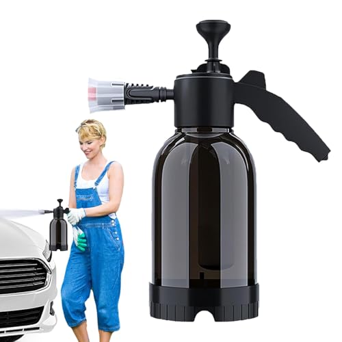 Auto-Schaum-Spray – Schaum-Pumpe, Handschaum, 2 l für Gartenschlauch, multifunktionales Sprühen für Autowäsche, Handtraining für die Reinigung von Zestivra