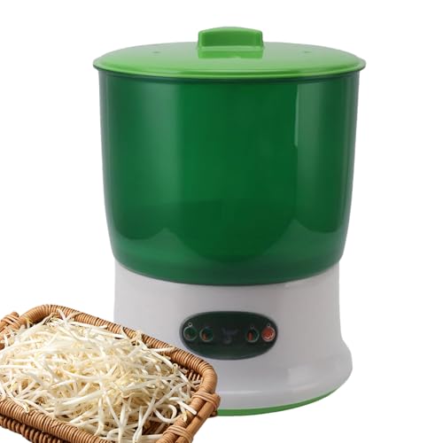 Bohnensprossen Zuchtgerät - Elektrische Keimbox Mehrstufig | Vollautomatisches Sprießgerät Effiziente Aufzucht für Luzerne Gemüse Weizenkeime Frische Ernährung Hausgebrauch Küchentisch Pflanzenanzucht Bohnensprossen Zuchtgerät - Elektrische Keimbox Mehrstufig | Vollautomatisches Sprießgerät Effiziente Aufzucht für Luzerne Gemüse Weizenkeime Frische Ernährung Hausgebrauch Küchentisch Pflanzenanzucht von Zestivra