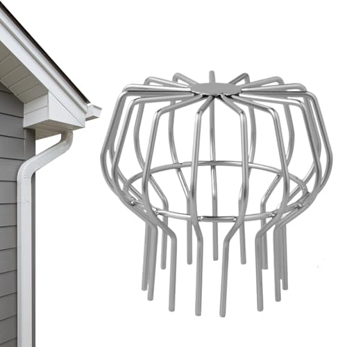 Downspout Cover - Outdoor Drain Strainer | Leaf Guard Screen with Mesh Filter for Pool Shower Overflow Protection, Yard Landscape RV Patio Garage Driveway Floor Water Systems Downspout Cover - Outdoor Drain Strainer | Leaf Guard Screen with Mesh Filter for Pool Shower Overflow Protection, Yard Landscape RV Patio Garage Driveway Floor Water Systems von Zestivra