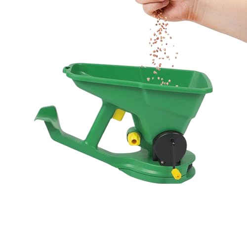 Ergonomischer Aussaatspender - Handheld Lawn Spreader Drill, Grasverteilungsinstrument | Manuelles Landschaftssamenzubehör, tragbarer Dünger -Applikator mit Komfortables Griff für Weidel Garden Park von Zestivra