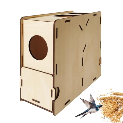 Hirseschalen-Separator, Vogelfutter-Getreide-Blasmaschine,Holzschalentrennmaschine Getreidesiebmaschine | Wiederverwendbarer Spreublasmaschinen-Körnerwerfer Für Hirsekörner, 22 X 9 X 18 cm von Zestivra