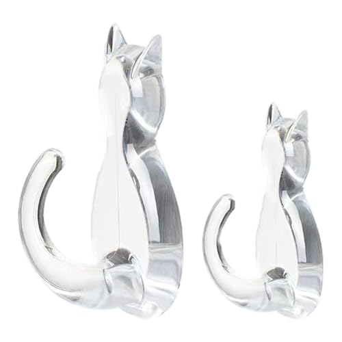 Katzenwandhaken - Stabiler Metallbügel, Nicht Bohrendem Haken, Polystyrol Moderner Dekorativer Speicherzubehör | Platzsparende Wandorganisatorin Für Das Badezimmer Für Den Eingang, 1.14x0.39x2,28 Zoll Katzenwandhaken - Stabiler Metallbügel, Nicht Bohrendem Haken, Polystyrol Moderner Dekorativer Speicherzubehör | Platzsparende Wandorganisatorin Für Das Badezimmer Für Den Eingang, 1.14x0.39x2,28 Zoll von Zestivra