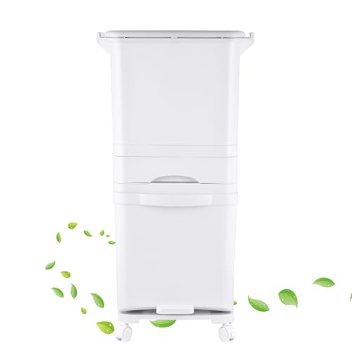 Küchenabfalleimer – Abfall- und Recyclingbehälter, Mülleimer mit großem Fassungsvermögen für Küche, Haushalt und Büro, Mülltrennsystem Küchenabfalleimer – Abfall- und Recyclingbehälter, Mülleimer mit großem Fassungsvermögen für Küche, Haushalt und Büro, Mülltrennsystem von Zestivra