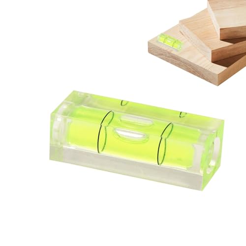 Pocket Level Tool - Horizontales Mini -Spirit -Level, Messinstrument | Präzises Blasenniveau -Werkzeug Für Möbelinstallation RV Stabilisierung Stationäres Bild Mit Starker Magnetischer Basis von Zestivra