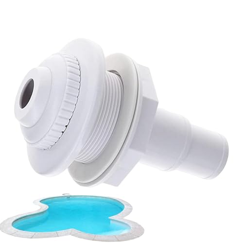 Pool - -Düse - Return -Fit -Augapfel -Strömungssteuerungsbaugruppe | Eingropfen Hochdruckauslassanpassungs -Schwimmbad -Wandstrahlrückgabeadapter Mit Standardgewinde Für Das Oberirdische Poolzubehö von Zestivra
