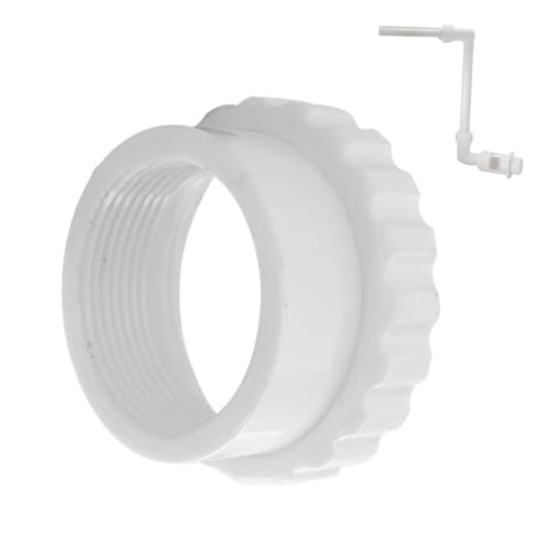 Pool Fountain Kit - Doppelkopfwassersprühungsansatz Für Pools | Inground Outdoor Waterfall Effect Garden Sprinkler Design Für Schwimmbad Mit Universeller Passform Für 15 -Zoll -Fadenfäden von Zestivra