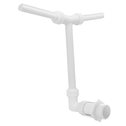 Pool Waterfall Fountain - Doppelkopf -Sprühgerät Für Eingebundene Pools | Einstellbare Dekorative Wasserspray -Systemsystem Gartenteich Fischbrunnenbefestigung Mit Einfacher Passform Für 1,5 -Zoll -Po von Zestivra
