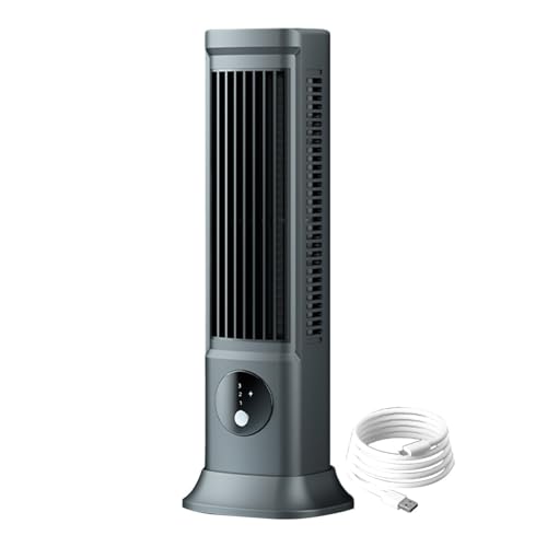 Schreibtisch-Klimaanlagenventilator – USB-Kühlgerät mit 3 Geschwindigkeitseinstellungen für den persönlichen Gebrauch | Wiederaufladbarer Mini-Ventilator mit automatischer Oszillation, Kühler Schreibtisch-Klimaanlagenventilator – USB-Kühlgerät mit 3 Geschwindigkeitseinstellungen für den persönlichen Gebrauch | Wiederaufladbarer Mini-Ventilator mit automatischer Oszillation, Kühler von Zestivra