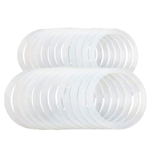 Siegel für Gläser – 10 Stück / Set Silikon-Siegel in Lebensmittelqualität, wiederverwendbar | GASET-KÖDER für Ihren des Masons PEUS 70/86 mm 10 Stück Jar Silikon von Zestivra