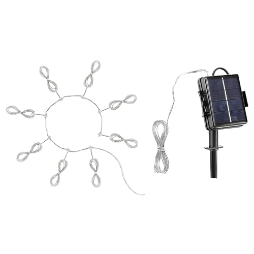 Solarbetriebenes Regenschirmlicht – LED-Seillampe für den Außenbereich mit mehreren Modi für Garten oder Terrasse Verwendung | Wasserdichtes Hängelicht für Hof, Deck, Rasen, ideal Solarbetriebenes Regenschirmlicht – LED-Seillampe für den Außenbereich mit mehreren Modi für Garten oder Terrasse Verwendung | Wasserdichtes Hängelicht für Hof, Deck, Rasen, ideal von Zestivra
