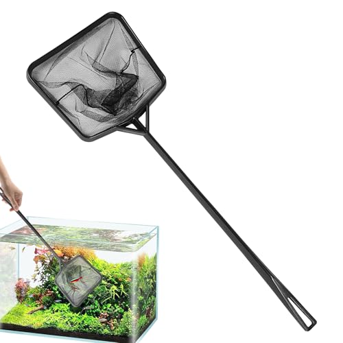 Tragbares Aquariumnetz - Fischtank -Skimmer -Werkzeug, Reinigungsnetz NET | Langlebiger bequemer Griffreinigungsnetz -Kit, Multifunktional Scoop -Fang -Netz mit feinem Netz für Teichbädern Creeks Pool von Zestivra