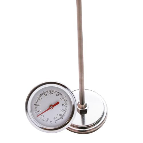Überwachung Von Thermometer - Bodensonde Aus Edelstahl 50 Cm Langes Design | Kompost -Schnellreaktions -Gartenmesser -Werkzeug Genaue Temperaturmesswerte Mit Weitem Reichweite Für Gartenwurmbett Und von Zestivra
