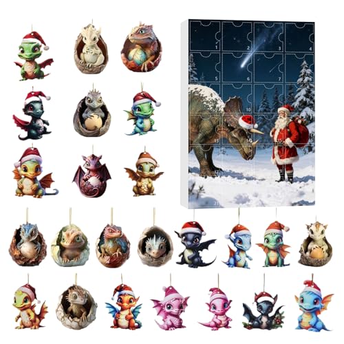Zestivra 2025 Weihnachts-Adventskalender,Advents 24 Tage Wohndekoration | Weihnachtsdrache Deko Figuren Countdown | Für Baum Tür Fenster Büro Wohnzimmer Schlafzimmer Feiertag Kinder Jugendliche Zestivra 2025 Weihnachts-Adventskalender,Advents 24 Tage Wohndekoration | Weihnachtsdrache Deko Figuren Countdown | Für Baum Tür Fenster Büro Wohnzimmer Schlafzimmer Feiertag Kinder Jugendliche von Zestivra