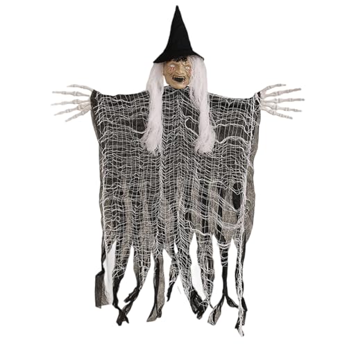 Zestivra Halloween Hexendekor | Gruselige Party-Deko Für Draußen - Schaurige Wohnaccessoires Für Halloween Feiertags-Partyzubehör Außenbereich Garten Vorgarten Geisterhaus Rasen Zestivra Halloween Hexendekor | Gruselige Party-Deko Für Draußen - Schaurige Wohnaccessoires Für Halloween Feiertags-Partyzubehör Außenbereich Garten Vorgarten Geisterhaus Rasen von Zestivra