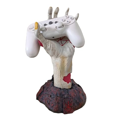 Zestivra Hand of Death Desk Skulptur – Dekoration, makabre Figur | Kunst inspiriert von gruseligen Knochen mit seltsamem Design für die Dekoration Büro Vibration Halloween und -Konfiguration von Zestivra
