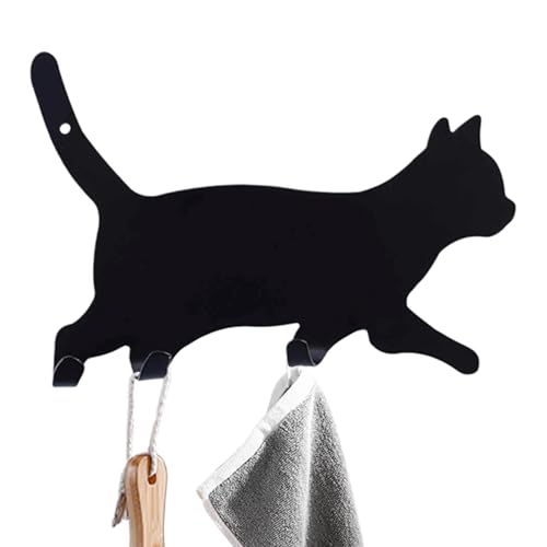 Zestivra Katzen Schlüsselhalter Für Wand - Laufende Niedliche Katze Handtuchhalter | Niedlicher Schlüsselhalter Wandhaftend Ohne Bohren Für Wohnzimmer Bad Küche Tür,Für Zuhause Badezimmer Tür Dusche Zestivra Katzen Schlüsselhalter Für Wand - Laufende Niedliche Katze Handtuchhalter | Niedlicher Schlüsselhalter Wandhaftend Ohne Bohren Für Wohnzimmer Bad Küche Tür,Für Zuhause Badezimmer Tür Dusche von Zestivra