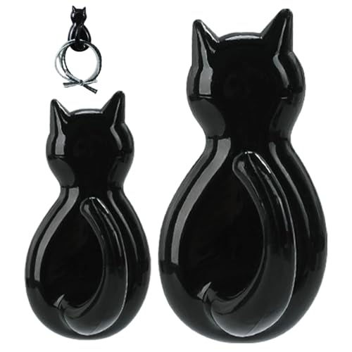 Zestivra Katzenbedeckungshaken - Polystyrol -Holzhalter, Stilvoller Kleiderbügel, Multifunktionale Wandspeicherlösung | Praktisches Hängendes Accessoire Für Küche Für Büro, 1.14x0.39x2.28 Zoll von Zestivra