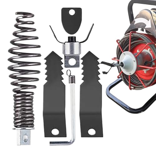 Zestivra Kombinierter Schneidkopf, Abflussreiniger, , Kombinierter Schleuderkopf, Spülen und Siphons | Abflussreiniger mit Werkzeug für die Reparatur von kommerziellen Sanitären Zestivra Kombinierter Schneidkopf, Abflussreiniger, , Kombinierter Schleuderkopf, Spülen und Siphons | Abflussreiniger mit Werkzeug für die Reparatur von kommerziellen Sanitären von Zestivra