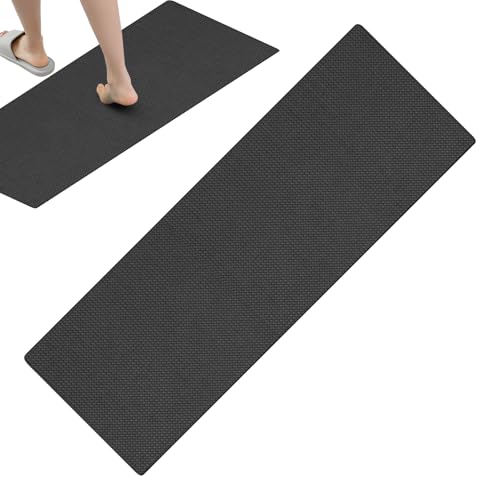 Zestivra Küchen-Bodenmatte, wasserdichte Küchenmatten und Teppiche – Glatte Kissen-Teppiche aus PU-Kunststoff, kratzfester Teppich für Eingangsbereich, Garage, Badezimmer, Außen- und von Zestivra