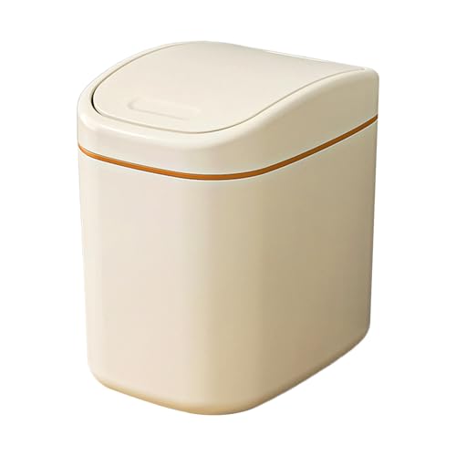 Zestivra Multifunktionaler Desk Trash Can – Desktop Trash Can mit Lid, Abfallbehälter | Kompakte Mini-Waste Lösung, geeignet für Zuhause, Bad, Countertop Tisch von Zestivra
