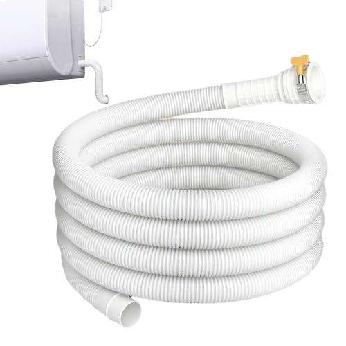 Zestivra Wasserablaufschlauch für mobile Klimaanlage – Ablaufschlauch für Luftentfeuchter 3 m | mit Clip aus Gummi zuschneidbar Lochdurchmesser 2,5 cm für Heizung Spüle Eimer von Zestivra