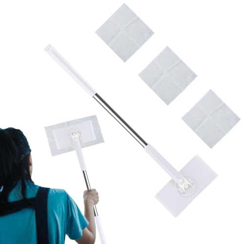 Zestivra Wischmopp - Mini Wischmopp für kleine Räume | 70 cm Länge Kompatibel mit Gesichtstüchern Tragbarer Bodenreiniger für Haushalt Wohnung Bad von Zestivra