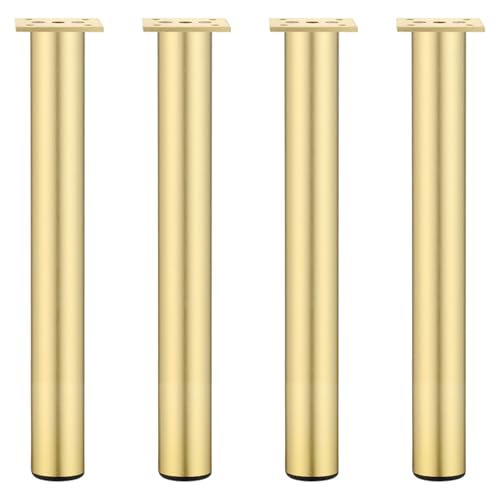 Möbelfüße Gold, Möbelfüße Verstellbar 4 Stück Möbelbeine Metall Tischbeine Outdoor Tischfüße Sofa Füße Sockelfüße Höhe: 5-35cm Bank Füße für Möbelfüsse Bettfüße Stühle mit 16 Schrauben 25cm/9.8" Möbelfüße Gold, Möbelfüße Verstellbar 4 Stück Möbelbeine Metall Tischbeine Outdoor Tischfüße Sofa Füße Sockelfüße Höhe: 5-35cm Bank Füße für Möbelfüsse Bettfüße Stühle mit 16 Schrauben 25cm/9.8" von ZestomZ