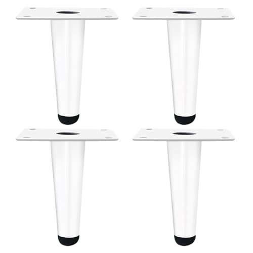 Tischbeine Weiß, Tischbeine Couchtisch Möbelfüße Metall Möbelfüße Konisch 4 Stück Möbelbeine Kaltgewalztem Stahl Sofafüße Höhe: 10-100cm für Sockelfüße Esstisch Bankbeine mit Schrauben 12cm/4.7" Tischbeine Weiß, Tischbeine Couchtisch Möbelfüße Metall Möbelfüße Konisch 4 Stück Möbelbeine Kaltgewalztem Stahl Sofafüße Höhe: 10-100cm für Sockelfüße Esstisch Bankbeine mit Schrauben 12cm/4.7" von ZestomZ