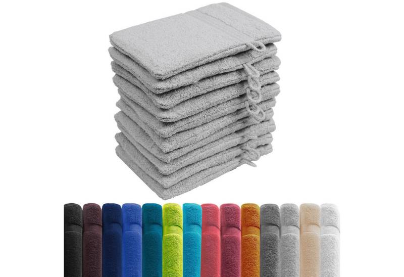 Zestri Handtücher COMFORT Handtücherset aus Baumwolle, saugstark weich, Frottee, Waschhandschuh 10er-Set, Duschtuch Saunahandtuch Gästehandtücher Badetuch Handtücher Set von Zestri