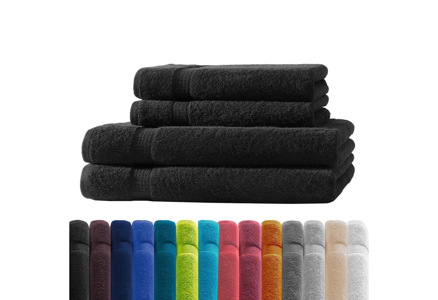Zestri Handtücher COMFORT Handtücherset aus Baumwolle, saugstark weich, Frottee, 2x Handtuch & 2x Duschtuch, Duschtuch Saunahandtuch Gästehandtücher Badetuch Handtücher Set Zestri Handtücher COMFORT Handtücherset aus Baumwolle, saugstark weich, Frottee, 2x Handtuch & 2x Duschtuch, Duschtuch Saunahandtuch Gästehandtücher Badetuch Handtücher Set von Zestri