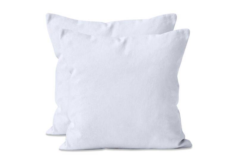 Zestri Kissenbezug 2-er Set Kissenhülle Mikrofaser 40x40 40x80 80x80 mit Reißverschluss, Dekokissen Sofakissen von Zestri