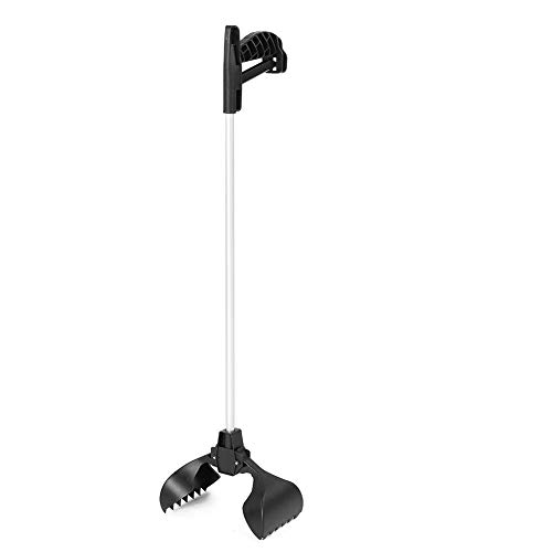 Zetiling Pooper Scooper, Pet Pooper Scooper mit langem Griff Dirt Picker Hundeabfall Easy Pickup Tool für Tierhalter von Zetiling