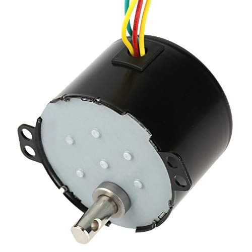 Zetiling Synchronmotor, 50KTYZ AC 220V Kleiner elektrischer Permanentmagnet-Synchronmotor mit niedriger Drehzahl im Uhrzeigersinn/Gegenuhrzeigersinn für Drehscheiben(1#) von Zetiling