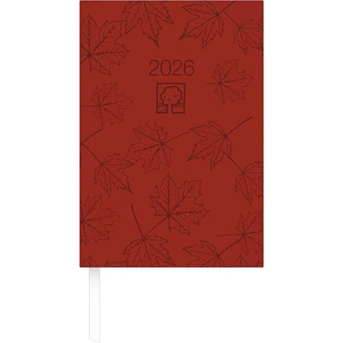 Buchkalender rot 2026 - Bürokalender 14,5x21 cm - 1 Tag auf 1 Seite - Kartoneinband, Recyclingpapier - Stundeneinteilung 7-19 Uhr - 876-0711 Buchkalender rot 2026 - Bürokalender 14,5x21 cm - 1 Tag auf 1 Seite - Kartoneinband, Recyclingpapier - Stundeneinteilung 7-19 Uhr - 876-0711 von Zettler