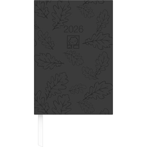 Buchkalender schwarz 2026 - Bürokalender 14,5x21 cm - 1 Tag auf 1 Seite - Kartoneinband, Recyclingpapier - Stundeneinteilung 7-19 Uhr - 876-0721 Buchkalender schwarz 2026 - Bürokalender 14,5x21 cm - 1 Tag auf 1 Seite - Kartoneinband, Recyclingpapier - Stundeneinteilung 7-19 Uhr - 876-0721 von Zettler