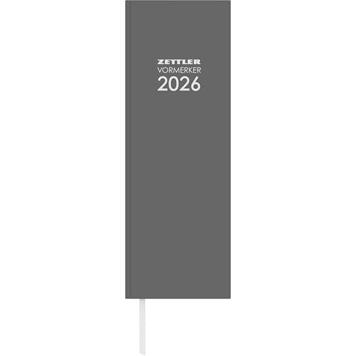 Tagevormerkbuch Leinen anthrazit 2026 2T/1S - 10,4x29,6 - Büro-Kalender - 801-0021-1 Tagevormerkbuch Leinen anthrazit 2026 2T/1S - 10,4x29,6 - Büro-Kalender - 801-0021-1 von Zettler