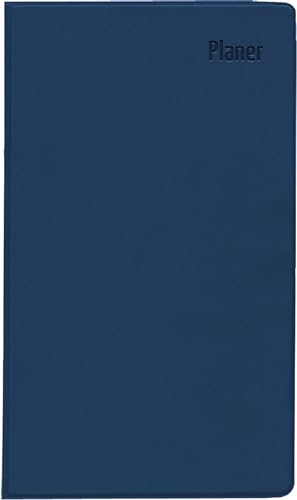 Taschenplaner blau 2025 - Bürokalender 9,5x16 cm - 64 Seiten - 1 Woche auf 1 Seite - separates Adressheft - faltbar - Notizheft - 540-1015 von Zettler