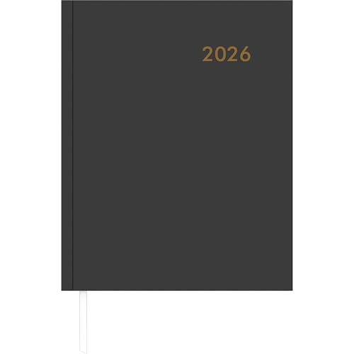 Wochenbuch anthrazit 2026 - Bürokalender 21x26,5 cm - 1 Woche auf 2 Seiten - mit Eckperforation und Fadensiegelung - Notizbuch - 728-0021 Wochenbuch anthrazit 2026 - Bürokalender 21x26,5 cm - 1 Woche auf 2 Seiten - mit Eckperforation und Fadensiegelung - Notizbuch - 728-0021 von Zettler