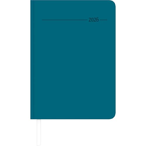 Wochenplaner Tucson türkis 2026 - Büro-Kalender A5 - Cheftimer - turquoise - 1 Woche 2 Seiten - 128 Seiten - Tucson-Einband - Zettler von Zettler