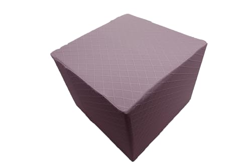 ZeugLung Quadratisch Hockerbezug, Ottomane Schonbezug für Hocker Bezug, Sitzhocker Sitzbezug Fußhocker Abdeckung 40x40-45x45 von ZeugLung