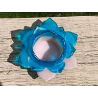 Lotus Blume Teelichthalter ~ - Blume- Kerzenhalter Handgemachtes Geschenk Für Sie von ZeusCandleCo