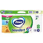 Zewa Bewährt Toilettenpapier 3-lagig Weiß 16 Rollen à 150 Blatt von Zewa